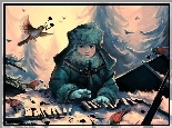 Cyril Rolando, Chłopiec, Ptaki