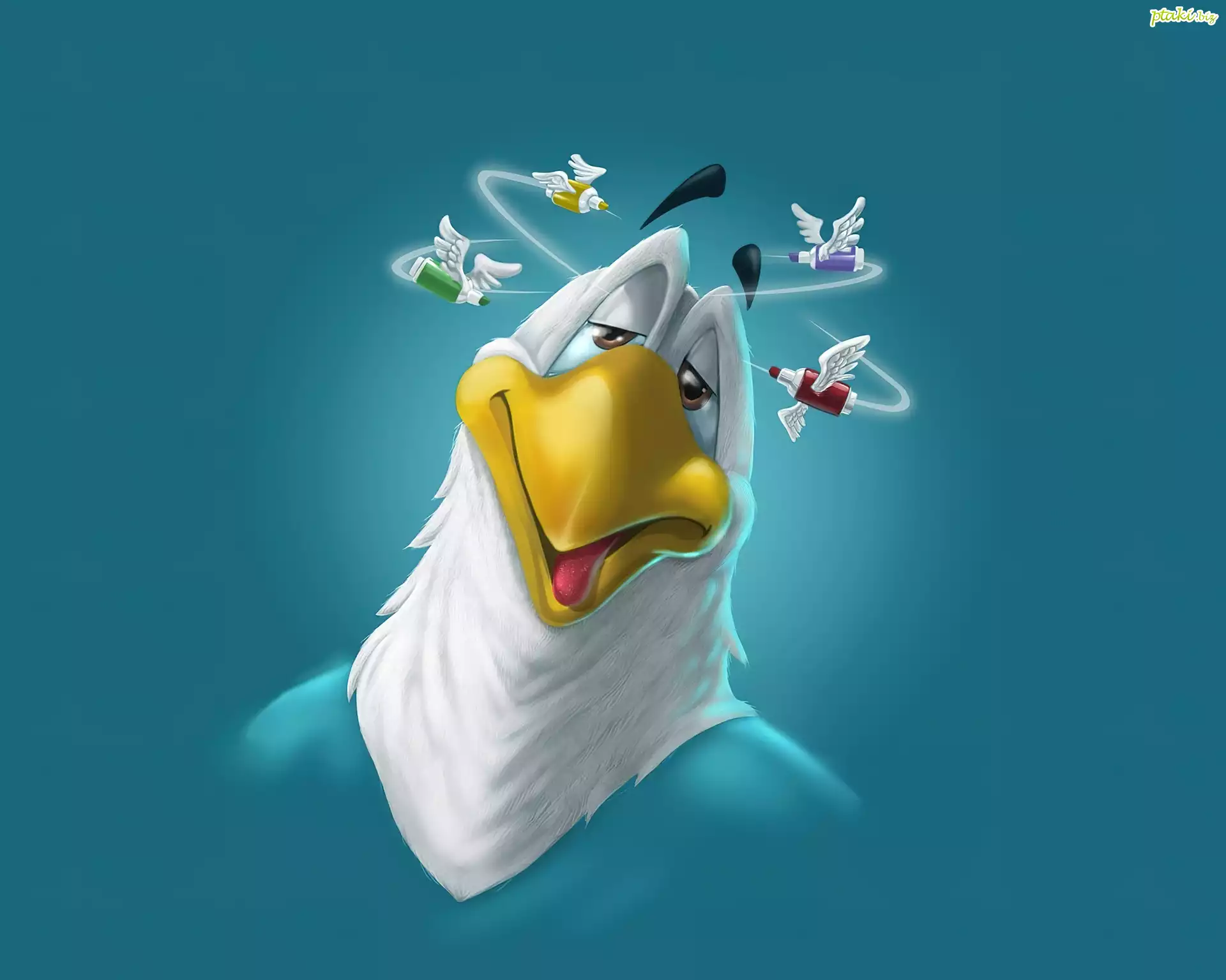 Grafika 3D, Bielik amerykański